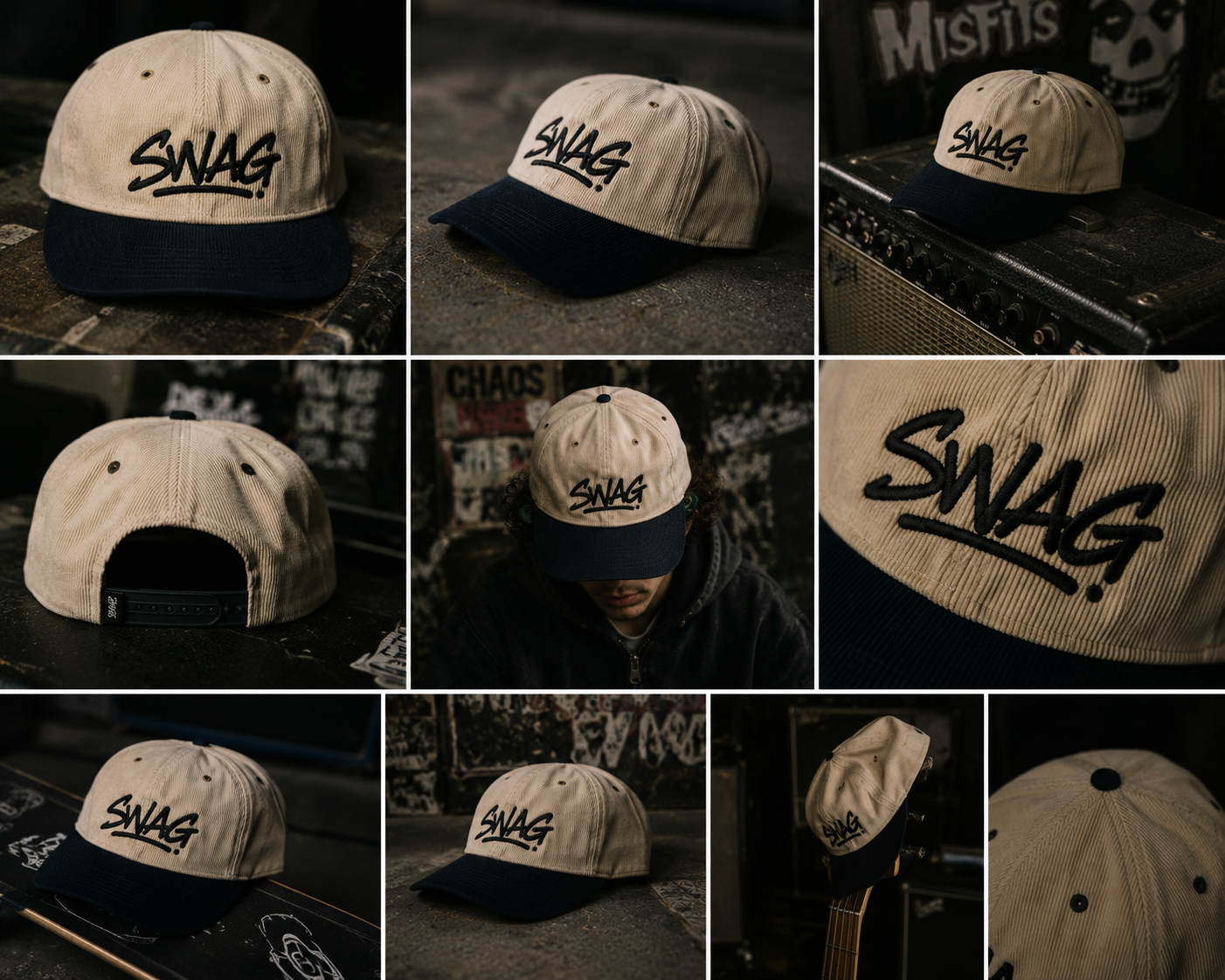 Navy blue SWAG hat